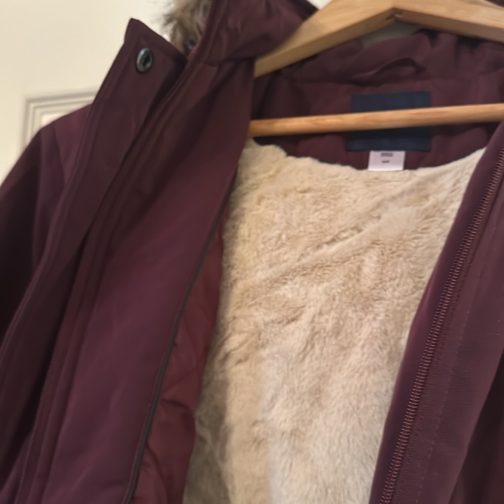 Basic Edition Purple Winter Jacket With Fur Lining - image 3